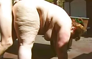 XXX Orgasm i mogen porrfilm svarta underkläder